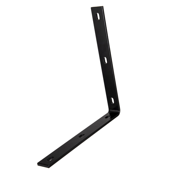 Hampton Black Steel Inside L Corner Brace (Pack of 4)