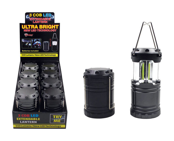 Max Force Cob Assorted Extendable Lantern (Pack of 8)