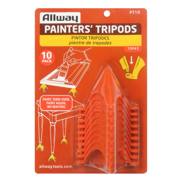 Allway 2.75 in. L Orange Plastic Painter's Tripod (Pack of 6).