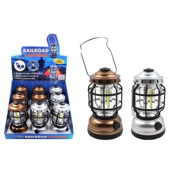 Farol de ferrocarril con luces LED de 300 lm de Diamond Visions (paquete de 9)