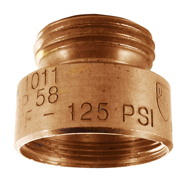 Arrowhead 1-3/16 in. Fine Threaded X 3/4 in. MHT Brass Vacuum Breaker (Pack of 6)