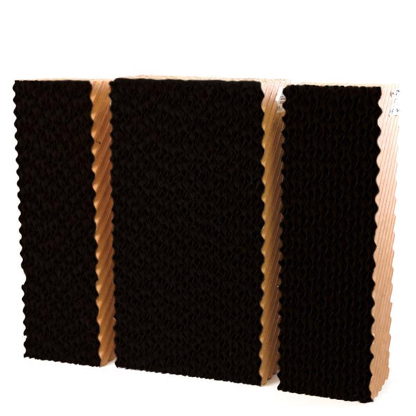 Enfriador evaporativo de celulosa marrón Portacool de 19 pulgadas de alto x 11 pulgadas de ancho