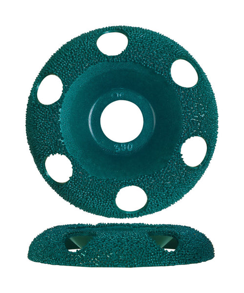 Disco de lijado de carburo de tungsteno atornillable Holey Galahad de 4 pulgadas de King Arthur's Tools, paquete de 1