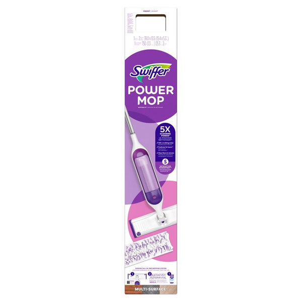 Swiffer Power Mop 14.5 in. W Dry/Wet Spray Mop Kit (Pack of 2)