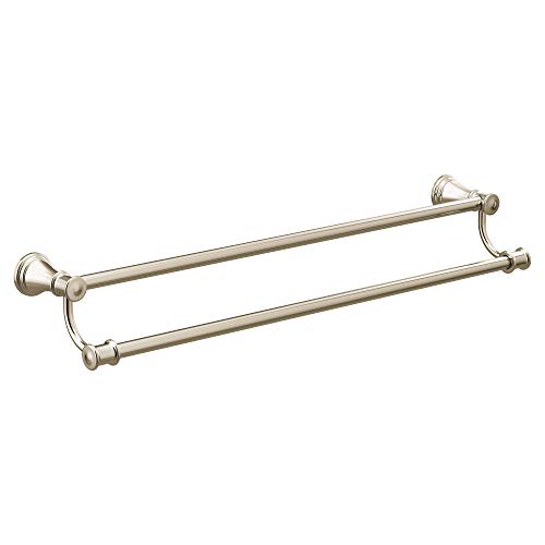POLISHED NICKEL 24" DOUBLE TOWEL BAR