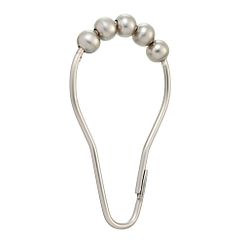 ANILLOS PARA CORTINAS DE DUCHA EN NÍQUEL CEPILLADO