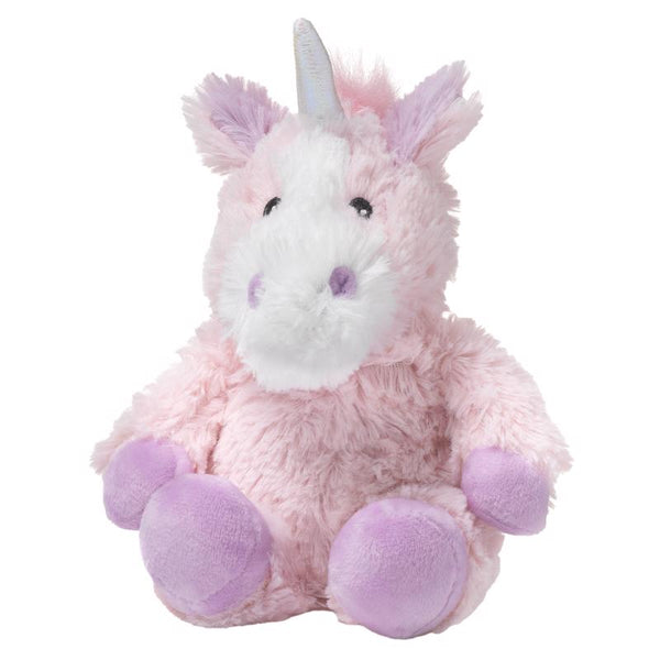 Animales de peluche Warmies de color rosa y morado