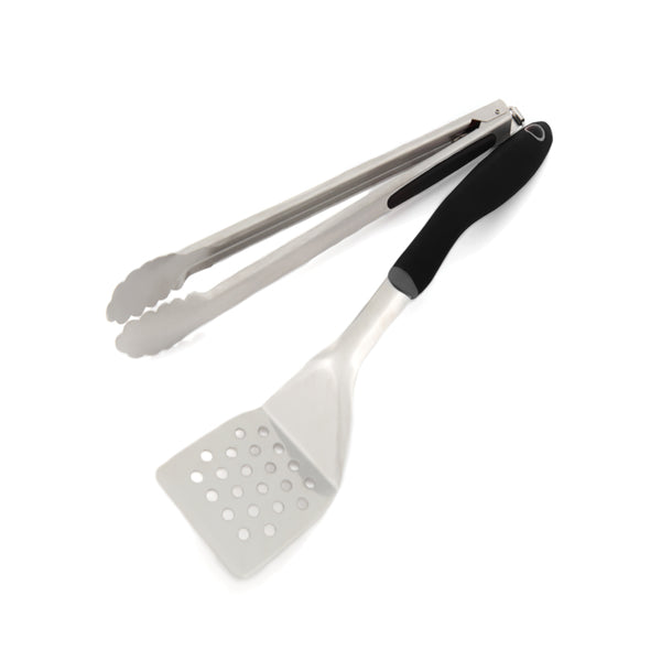 GRILL TOOL SET STEEL 2PC