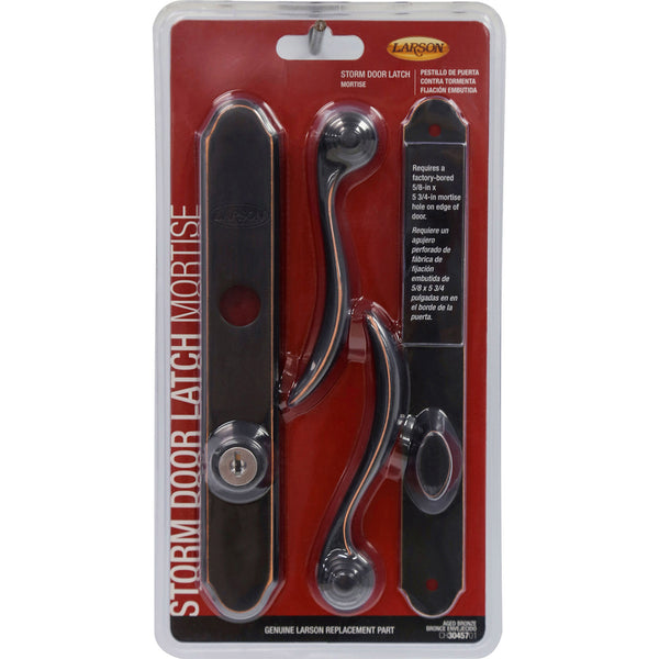 Pestillo de embutir Larson Age de zinc marrón bronce (paquete de 1) - Oferta de la semana