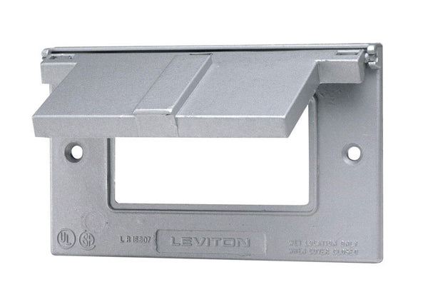 Leviton Decora Rectangle - Cubierta termoplástica para GFCI de 1 unidad