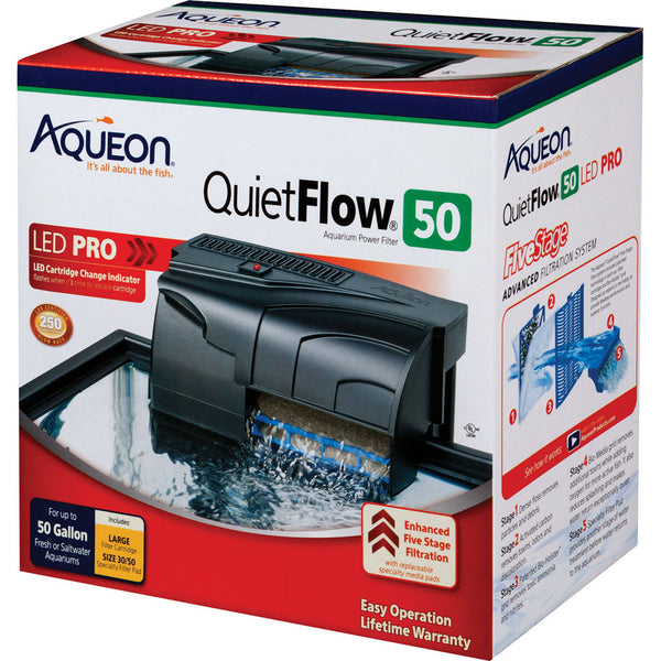 Filtro de potencia Aqueon Quietflow 50 Led Pro