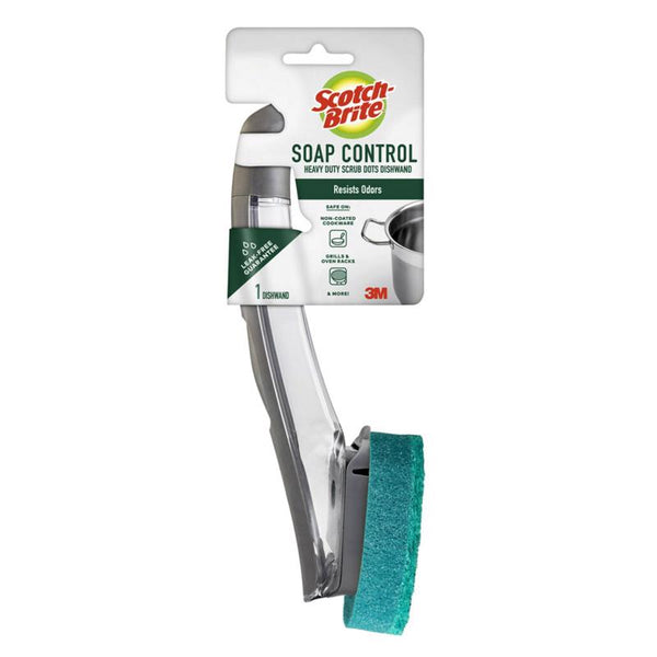 Cepillo para lavavajillas Scotch-Brite de alta resistencia para usos múltiples, paquete de 1
