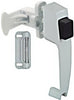 Pestillo pulsador de zinc blanco de National Hardware, paquete de 1