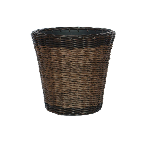 PLANTER WICR BRN 14"D