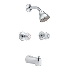 Bañera/ducha estándar cromada