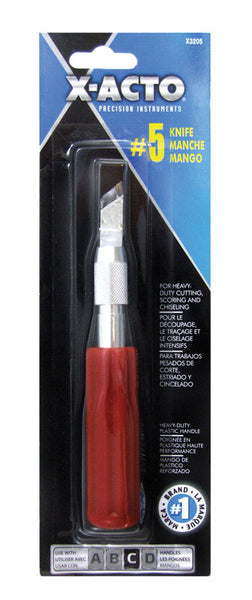 X-Acto #5 Cuchillo Hobby Rojo 1 paquete
