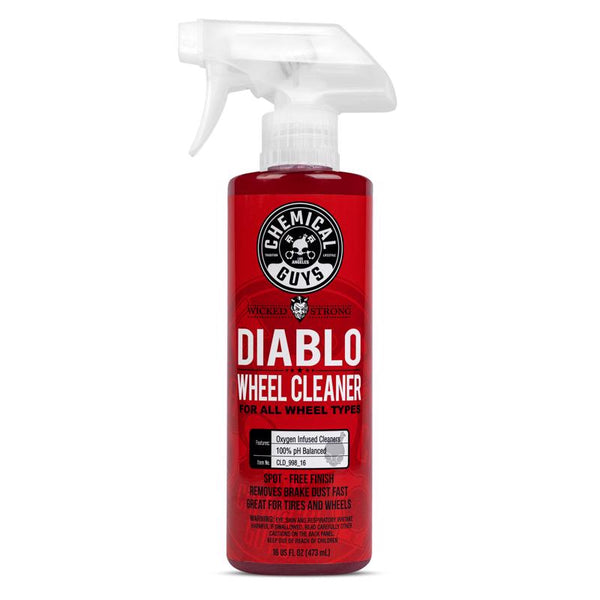 Gel limpiador de metales Diablo de Chemical Guys, 16 onzas líquidas.