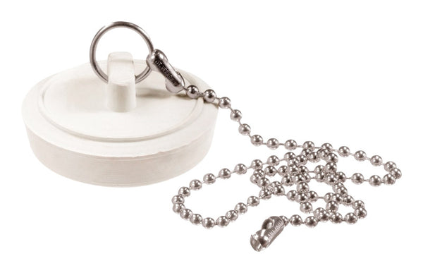 Tapón de drenaje de goma blanca de 1-1/4 pulg. de Plumb Pak
