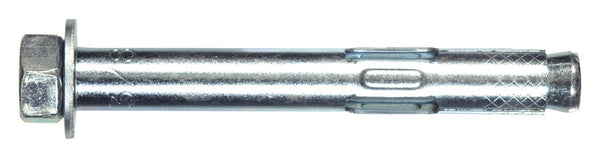 HILLMAN 1/2 in. D X 2-1/4 in. L Steel Hex Head Sleeve Anchors 15 pc