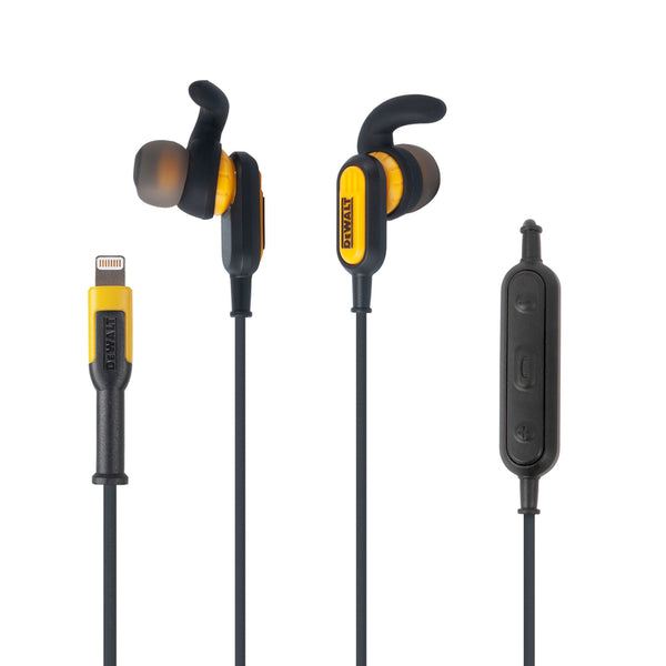 Auriculares Lightning para el lugar de trabajo de DeWalt, paquete de 1