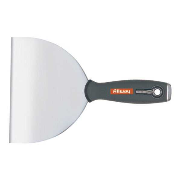 Cuchillo para encintado de acero inoxidable Allway de 6 pulgadas de ancho
