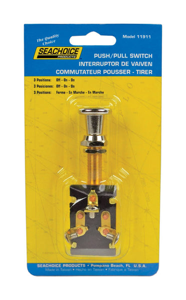 Interruptor Push-Pull Seachoice de latón