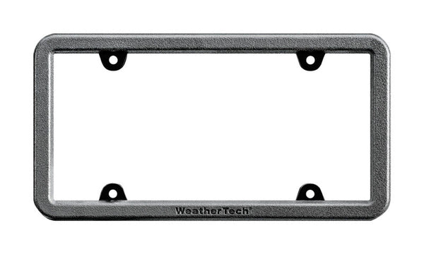 Marco para parachoques de matrícula de policarbonato negro WeatherTech