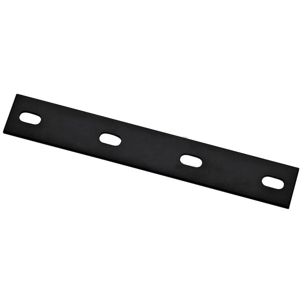 Placa de reparación de acero negro Hampton de 1-1/2 pulg. de ancho x 10 pulg. de largo (paquete de 10)