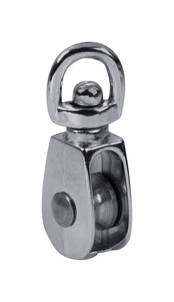 Polea de ojo único con ojo giratorio de hierro galvanizado de 3/4 pulg. de diámetro Baron