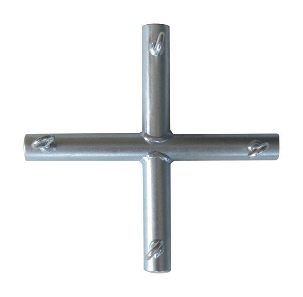 AHC FX 3/4 in. Galvanized Flat Roof X-Style Canopy Fitting