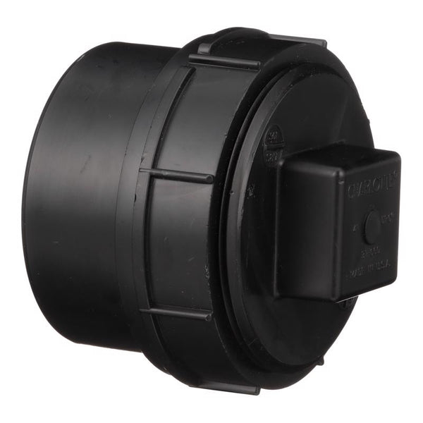 Adaptador de ABS Charlotte Pipe de 4 pulg. con espiga y 4 pulg. con rosca hembra de 4 pulg.