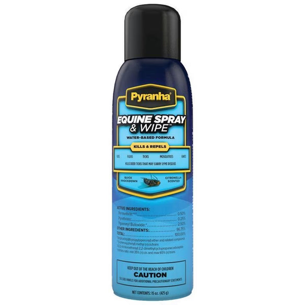Pyranha Equine Spray & Wipe Bov 15 oz.