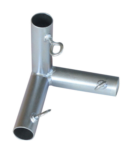Conector plano en L de acero al carbono galvanizado F3 de 3/4 pulg., redondo, de 3/4 pulg. y 3/4 pulg. de diámetro, de 5-11/16 pulg. - Oferta de la semana