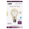 Bombilla LED inteligente Feit Smart Home A19 E26 (mediana), luz blanca suave, equivalente a 60 vatios, paquete de 1