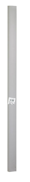 M-D 0.13 in. H x 48 in. L Prefinished Silver Vinyl Wall Base (Pack of 18)