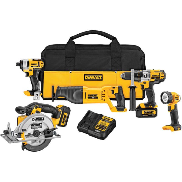 DeWalt 20V MAX Cordless 5 tool Combo Kit 20 volt