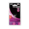Bombilla halógena tubular Feit 20 W T3 de 250 lm, luz blanca suave, paquete de 1