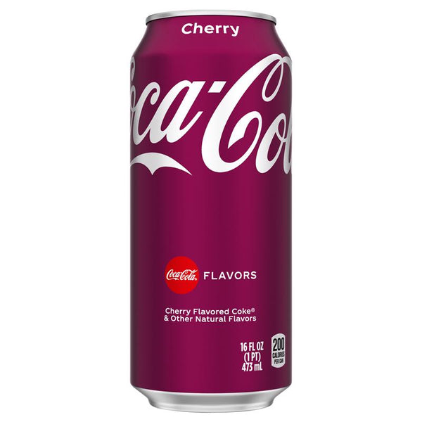 Coca-Cola Cherry Caffeine Beverage 16 oz 1 pk (Pack of 24)