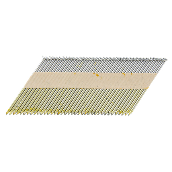 Clavos para enmarcar Metabo HPT de 3-1/4 pulg. con tiras de papel y vástago liso de 35 grados, paquete de 2500
