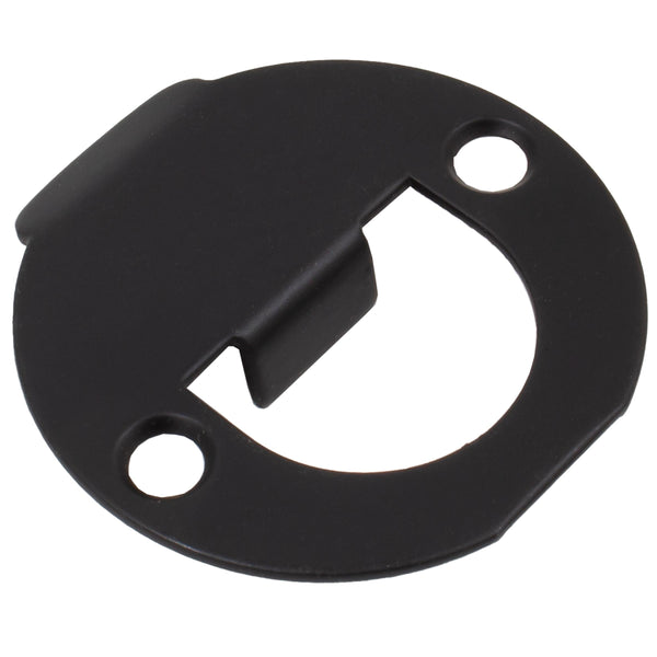 83929-514 1-3/4 inch Full Round Strike - Matte Black (A) - Deal of The Week
