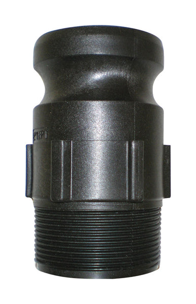 Abbott Rubber Polypropylene 1-1/2 in. D X 1-1/2 in. D Male Adapter 1 pk