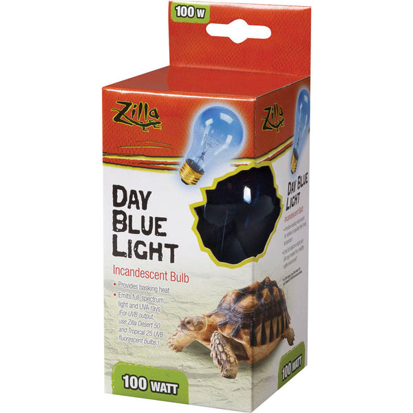 Bombilla incandescente de luz azul diurna