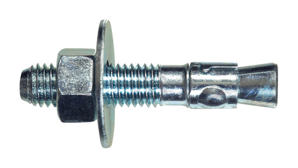 HILLMAN 1/4 in. D X 3-1/4 in. L Steel Round Head Wedge Anchor 30 pc