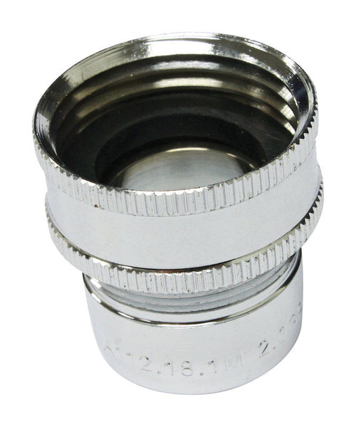 Aireador de grifo cromado Plumb Pak de 3/4 pulg.
