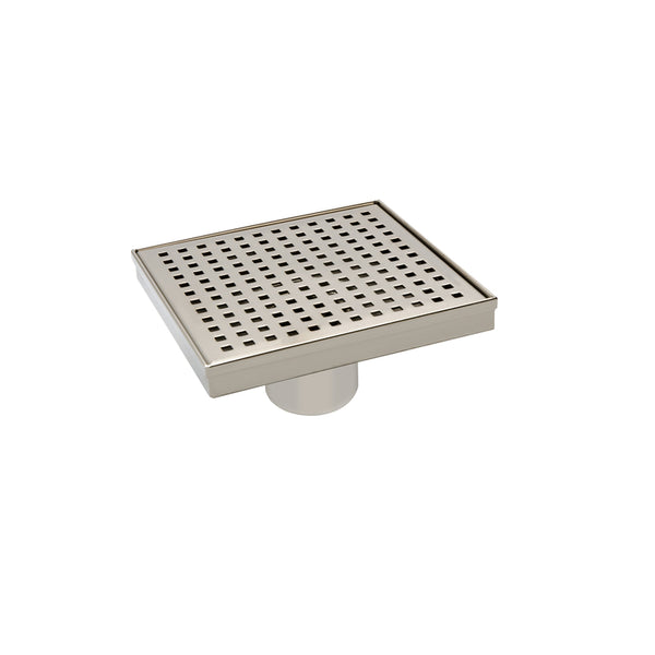 DESAGÜE DE DUCHA CUADRADO BN 6"D