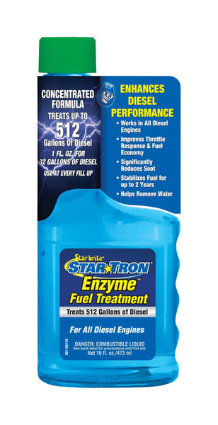 Tratamiento para combustible diésel Star Brite Star Tron, 16 oz.