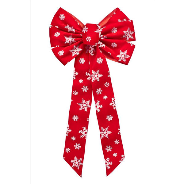 Holiday Trims Red/White Indoor Christmas Decor 26 in. (Pack of 12)