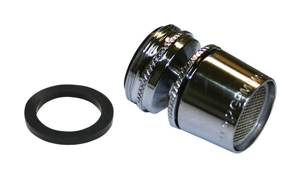Aireador giratorio cromado de rosca doble de 15/16 pulg. x 55/64 pulg. Plumb Pak