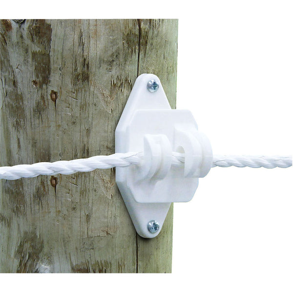 Patriot Wood Post Claw Insulator, White, JUMBO-25 PK