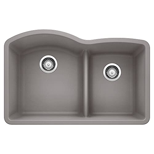 Diamante 1-3/4 División baja - Gris metálico
